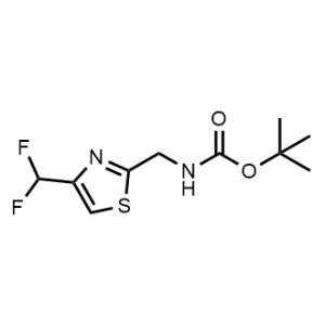 Tert-butyl ((4-(difluoromethyl)thiazol-2-yl)methyl)carbamate|CS-0515377