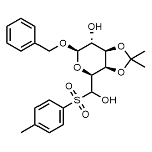 (3AR,4S,6R,7R,7aR)-6-(benzyloxy)-4-(hydroxy(tosyl)methyl)-2,2-dimethyltetrahydro-4H-[1,3]dioxolo[4,5-c]pyran-7-ol|CS-0515399