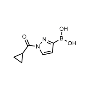 (1-(Cyclopropanecarbonyl)-1H-pyrazol-3-yl)boronic acid|CS-0515482