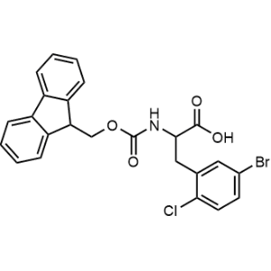 2-((((9H-fluoren-9-yl)methoxy)carbonyl)amino)-3-(5-bromo-2-chlorophenyl)propanoic acid|CS-0515486