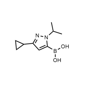 (3-Cyclopropyl-1-isopropyl-1H-pyrazol-5-yl)boronic acid|CS-0515499
