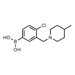 (4-Chloro-3-((4-methylpiperidin-1-yl)methyl)phenyl)boronic acid|CS-0515711