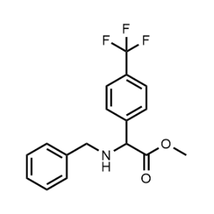 Methyl 2-(benzylamino)-2-(4-(trifluoromethyl)phenyl)acetate|CS-0515813