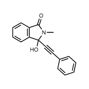 3-Hydroxy-2-methyl-3-(phenylethynyl)isoindolin-1-one|CS-0515975