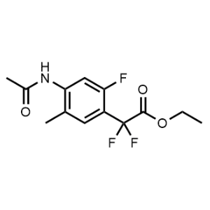 Ethyl 2-(4-acetamido-2-fluoro-5-methylphenyl)-2,2-difluoroacetate|CS-0516020
