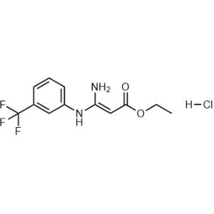 Ethyl 3-amino-3-((3-(trifluoromethyl)phenyl)amino)acrylate hydrochloride|CS-0516356