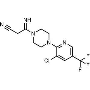 3-(4-(3-Chloro-5-(trifluoromethyl)pyridin-2-yl)piperazin-1-yl)-3-iminopropanenitrile|CS-0516600