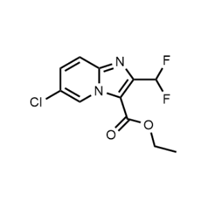 Ethyl 6-chloro-2-(difluoromethyl)imidazo[1,2-a]pyridine-3-carboxylate|CS-0516690