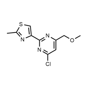 4-(4-Chloro-6-(methoxymethyl)pyrimidin-2-yl)-2-methylthiazole|CS-0516971