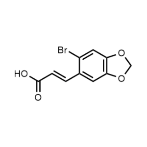3-(6-Bromo-1,3-benzodioxol-5-yl)-2-propenoic acid|CS-0517085