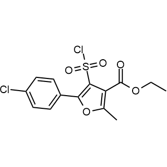 Ethyl 5-(4-chlorophenyl)-4-(chlorosulfonyl)-2-methylfuran-3-carboxylate|CS-0517344