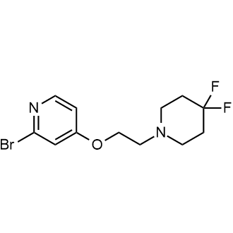 2-Bromo-4-(2-(4,4-difluoropiperidin-1-yl)ethoxy)pyridine|CS-0517468