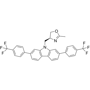 (S)-4-((2,7-bis(4-(trifluoromethyl)phenyl)-9H-carbazol-9-yl)methyl)-2-methyl-4,5-dihydrooxazole|CS-0517494