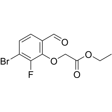 Ethyl 2-(3-bromo-2-fluoro-6-formylphenoxy)acetate|CS-0517551
