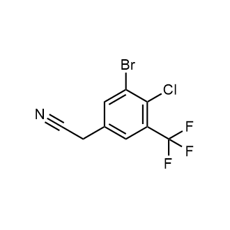 2-(3-Bromo-4-chloro-5-(trifluoromethyl)phenyl)acetonitrile|CS-0517650