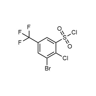 3-Bromo-2-chloro-5-(trifluoromethyl)benzenesulfonyl chloride|CS-0517663