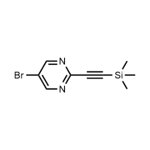 5-Bromo-2-((trimethylsilyl)ethynyl)pyrimidine|CS-0517918