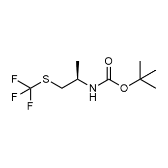 Tert-butyl (R)-(1-((trifluoromethyl)thio)propan-2-yl)carbamate|CS-0517953
