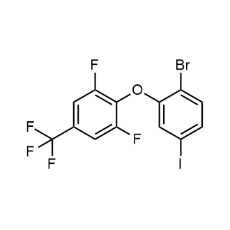 2-(2-Bromo-5-iodophenoxy)-1,3-difluoro-5-(trifluoromethyl)benzene|CS-0518022