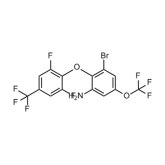 3-Bromo-2-(2,6-difluoro-4-(trifluoromethyl)phenoxy)-5-(trifluoromethoxy)aniline|CS-0518068