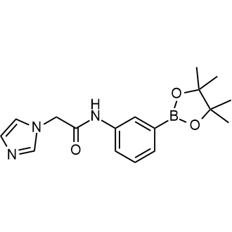 2-(1H-imidazol-1-yl)-N-(3-(4,4,5,5-tetramethyl-1,3,2-dioxaborolan-2-yl)phenyl)acetamide|CS-0518207