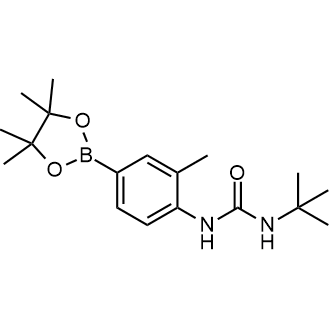 1-(Tert-butyl)-3-(2-methyl-4-(4,4,5,5-tetramethyl-1,3,2-dioxaborolan-2-yl)phenyl)urea|CS-0518306