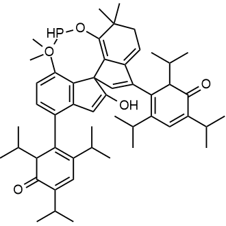 5,5'-(5-Hydroxy-10,10,13,13-tetramethyl-9,10,12,13-tetrahydro-13lambda4-diindeno[7,1-de:1',7'-fg][1,3,2]dioxaphosphocine-3,7-diyl)bis(2,4,6-triisopropylcyclohexa-2,4-dien-1-one)|CS-0518335