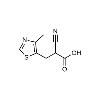 2-Cyano-3-(4-methylthiazol-5-yl)propanoic acid|CS-0518478