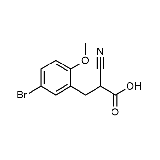3-(5-Bromo-2-methoxyphenyl)-2-cyanopropanoic acid|CS-0518513