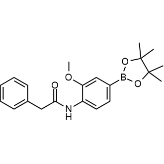 N-(2-methoxy-4-(4,4,5,5-tetramethyl-1,3,2-dioxaborolan-2-yl)phenyl)-2-phenylacetamide|CS-0518532