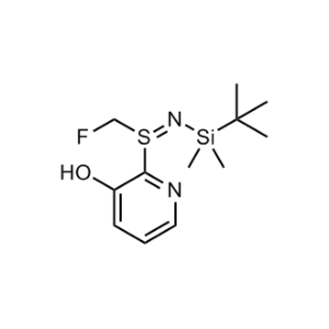 2-(N-(tert-butyldimethylsilyl)-S-(fluoromethyl)sulfinimidoyl)pyridin-3-olate|CS-0518543