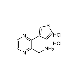 (3-(Thiophen-3-yl)pyrazin-2-yl)methanamine dihydrochloride|CS-0518630