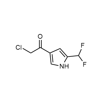 2-Chloro-1-(5-(difluoromethyl)-1H-pyrrol-3-yl)ethan-1-one|CS-0518844