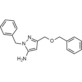 1-Benzyl-3-((benzyloxy)methyl)-1H-pyrazol-5-amine|CS-0519144