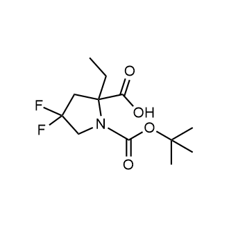 1-(Tert-butoxycarbonyl)-2-ethyl-4,4-difluoropyrrolidine-2-carboxylic acid|CS-0519157