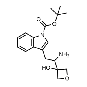 Tert-butyl 3-(2-amino-2-(3-hydroxyoxetan-3-yl)ethyl)-1H-indole-1-carboxylate|CS-0519252