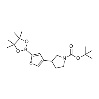 Tert-butyl 3-(5-(4,4,5,5-tetramethyl-1,3,2-dioxaborolan-2-yl)thiophen-3-yl)pyrrolidine-1-carboxylate|CS-0519405