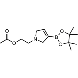 2-(3-(4,4,5,5-Tetramethyl-1,3,2-dioxaborolan-2-yl)-2,5-dihydro-1H-pyrrol-1-yl)ethyl acetate|CS-0519413