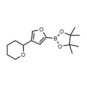 4,4,5,5-Tetramethyl-2-(4-(tetrahydro-2H-pyran-2-yl)furan-2-yl)-1,3,2-dioxaborolane|CS-0519416