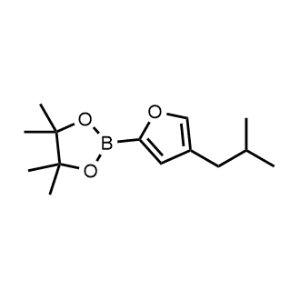 2-(4-Isobutylfuran-2-yl)-4,4,5,5-tetramethyl-1,3,2-dioxaborolane|CS-0519615