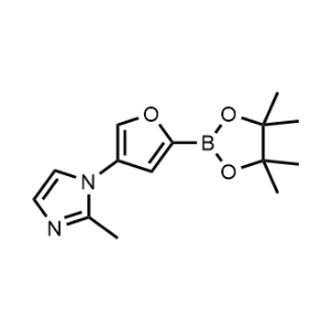 2-Methyl-1-(5-(4,4,5,5-tetramethyl-1,3,2-dioxaborolan-2-yl)furan-3-yl)-1H-imidazole|CS-0519620