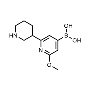 (2-Methoxy-6-(piperidin-3-yl)pyridin-4-yl)boronic acid|CS-0519637