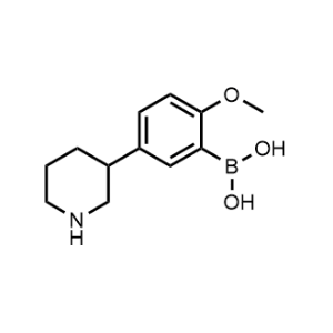(2-Methoxy-5-(piperidin-3-yl)phenyl)boronic acid|CS-0519651