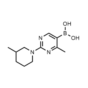 (4-Methyl-2-(3-methylpiperidin-1-yl)pyrimidin-5-yl)boronic acid|CS-0519669