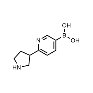 (6-(Pyrrolidin-3-yl)pyridin-3-yl)boronic acid|CS-0519695