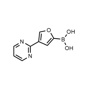 (4-(Pyrimidin-2-yl)furan-2-yl)boronic acid|CS-0519753