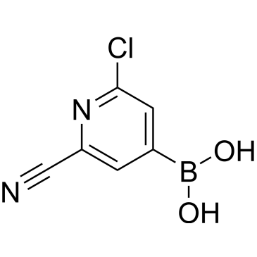 (2-Chloro-6-cyanopyridin-4-yl)boronic acid|CS-0519758