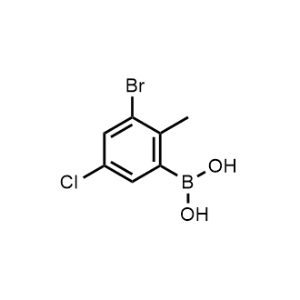 (3-Bromo-5-chloro-2-methylphenyl)boronic acid|CS-0519825