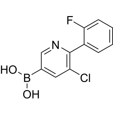 (5-Chloro-6-(2-fluorophenyl)pyridin-3-yl)boronic acid|CS-0519842