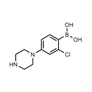 (2-Chloro-4-(piperazin-1-yl)phenyl)boronic acid|CS-0519853